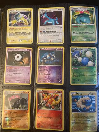 Colección Cartas Pokémon antiguas en español