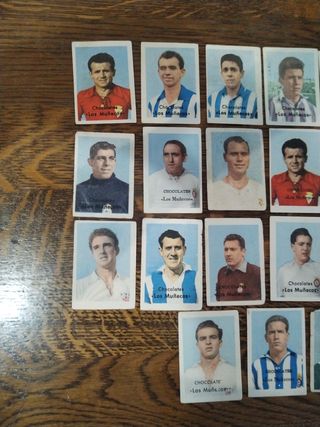 Cromos de fútbol antiguos