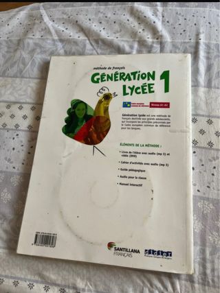 libro francés 2 bachillerato 