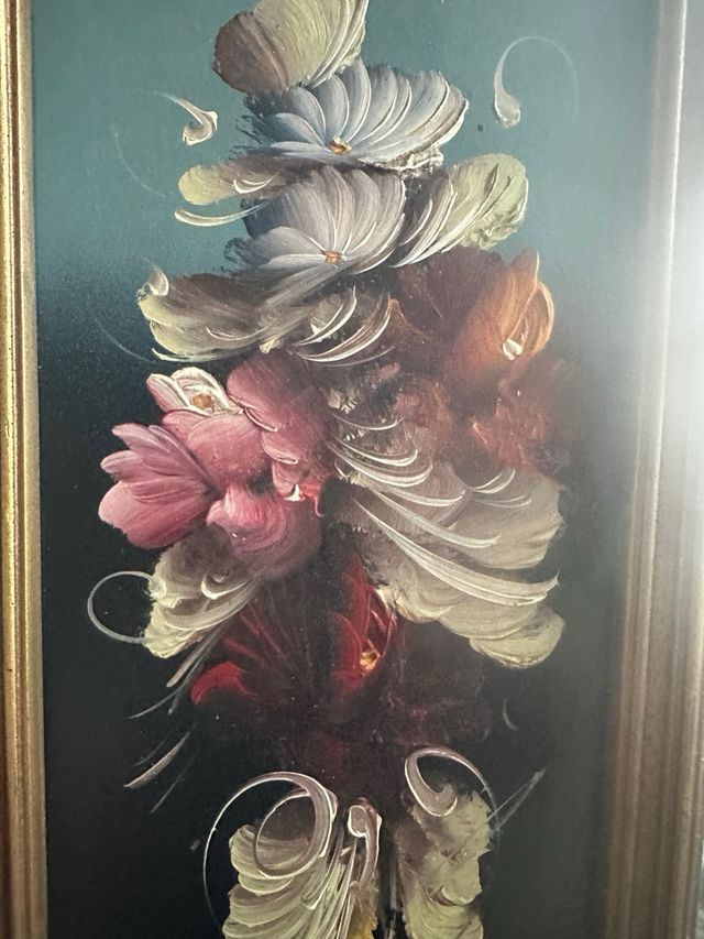 Pareja de óleos escuela holandesa