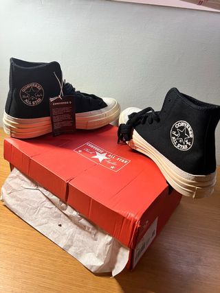 Converse Chuck 70 Canvas & Suede Negro/Beige