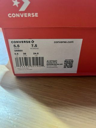 Converse Chuck 70 Canvas & Suede Negro/Beige
