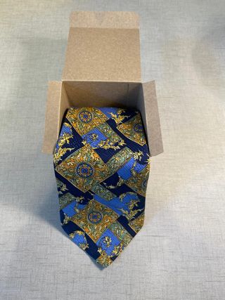 Corbata Alpi Seda Vintage Multicolor