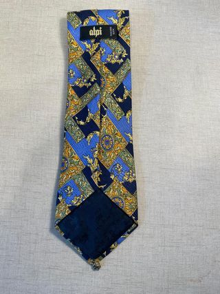 Corbata Alpi Seda Vintage Multicolor