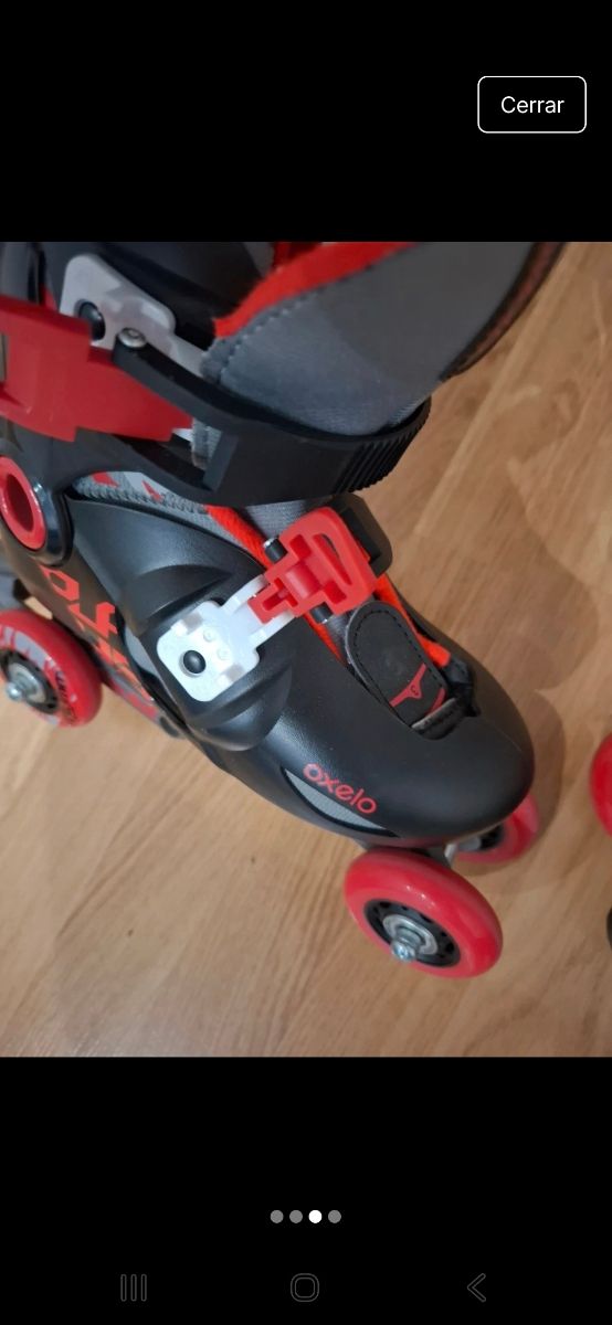 Patines Oxelo Niña Talla 30-32 Ajustables