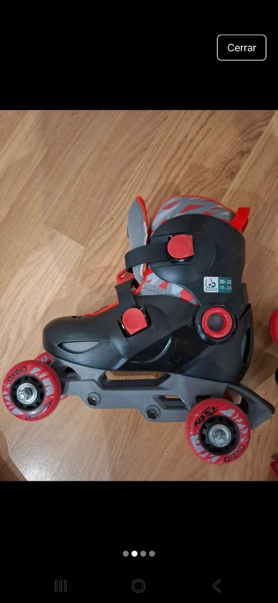 Patines Oxelo Niña Talla 30-32 Ajustables