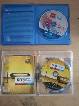 Lote Singstar PS2, PS3, PS4 - Karaoke