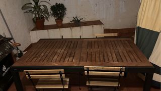 Mesa de jardín con 4 sillas