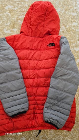 Cazadora The North Face reversible gris/rojo