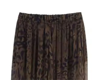 Pantalón bombacho estampado leopardo
