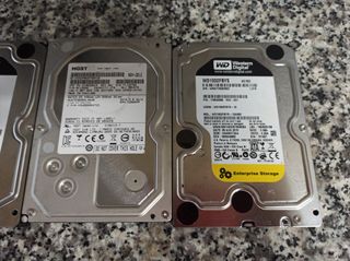 Discos Duros 3,5" 3 de 1 TB y 1 de 2 TB