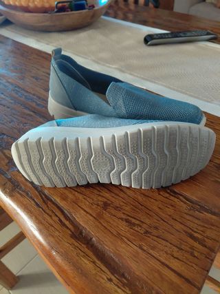 Scarpe da donna blu/argento taglia 38