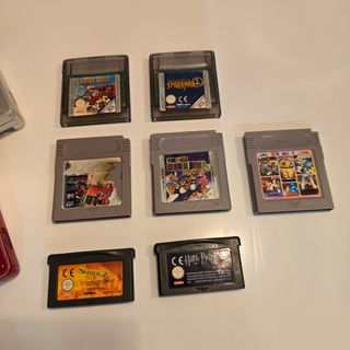 Lote Nintendo Advance SP + 7 Juegos