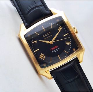 Reloj CCCP Spasskaya Automático Dorado Negro