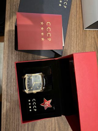 Reloj CCCP Spasskaya Automático Dorado Negro