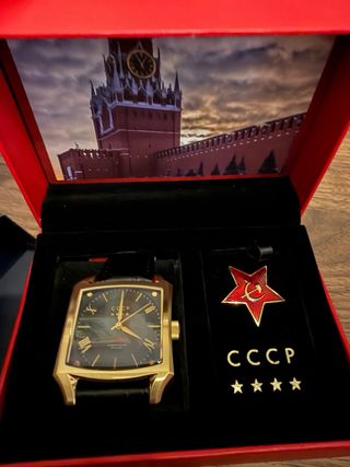 Reloj CCCP Spasskaya Automático Dorado Negro