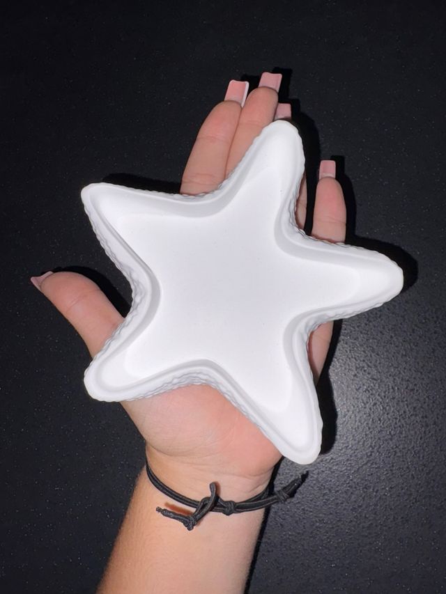 Stella decorativa bianca