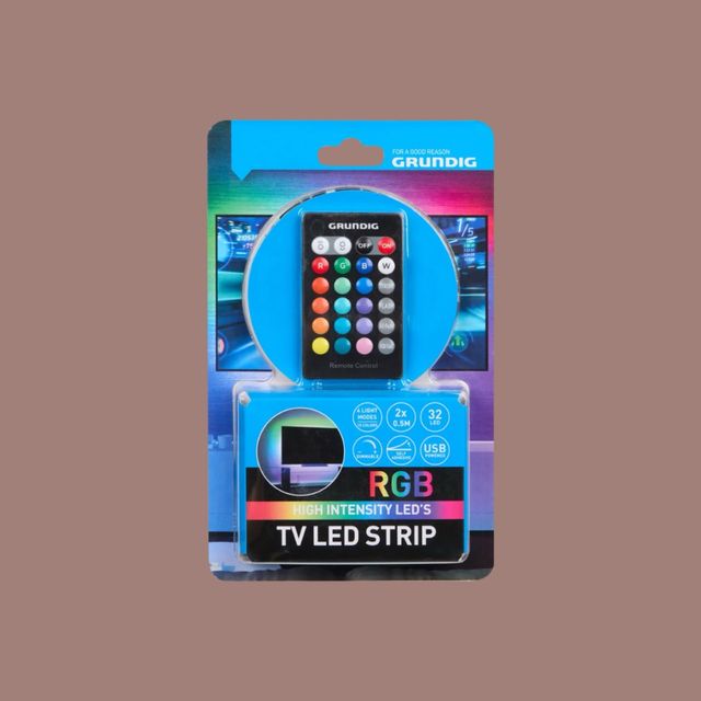 Tira LED Grundig RGB para TV com Controlo