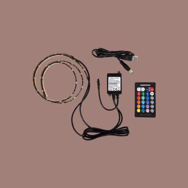 Tira LED Grundig RGB para TV com Controlo