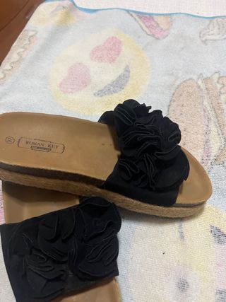 Sandalias Woman Key Negras Talla 37