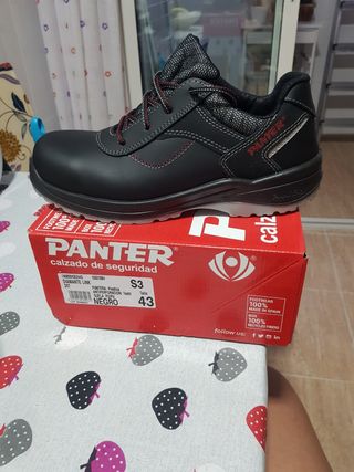 Calzado de Seguridad Panter Negro Talla 43