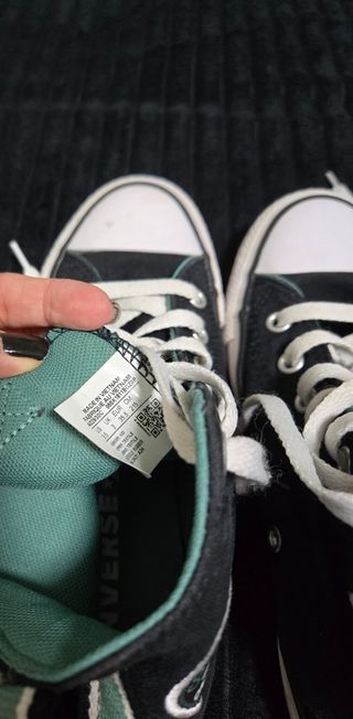 Zapatillas converse, rosas, rosas y verdes y azul 