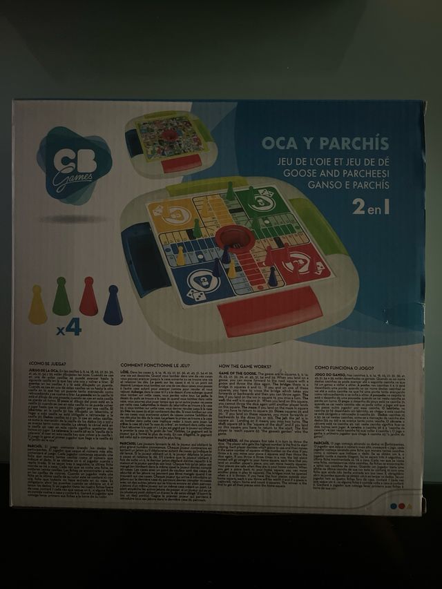 Juego Oca y Parchís 2 en 1