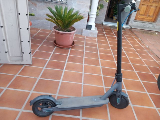 Patinete eléctrico gris
