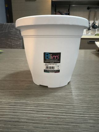 Vasi Blim in plastica bianchi