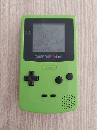 CONSOLA NINTENDO GAME BOY COLOR VERDE PISTACHO