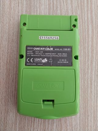 CONSOLA NINTENDO GAME BOY COLOR VERDE PISTACHO