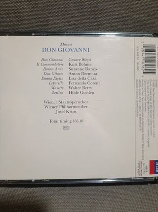 Box set CDS Mozart. Don Giovanni. Decca