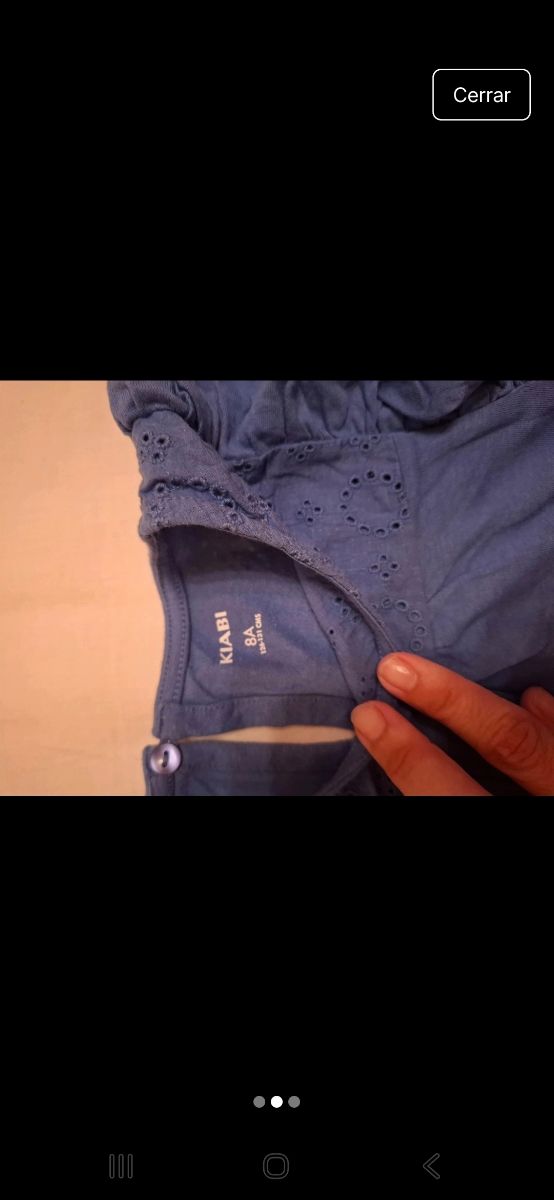 Lote ropa niña Talla 7 años. Buen estado