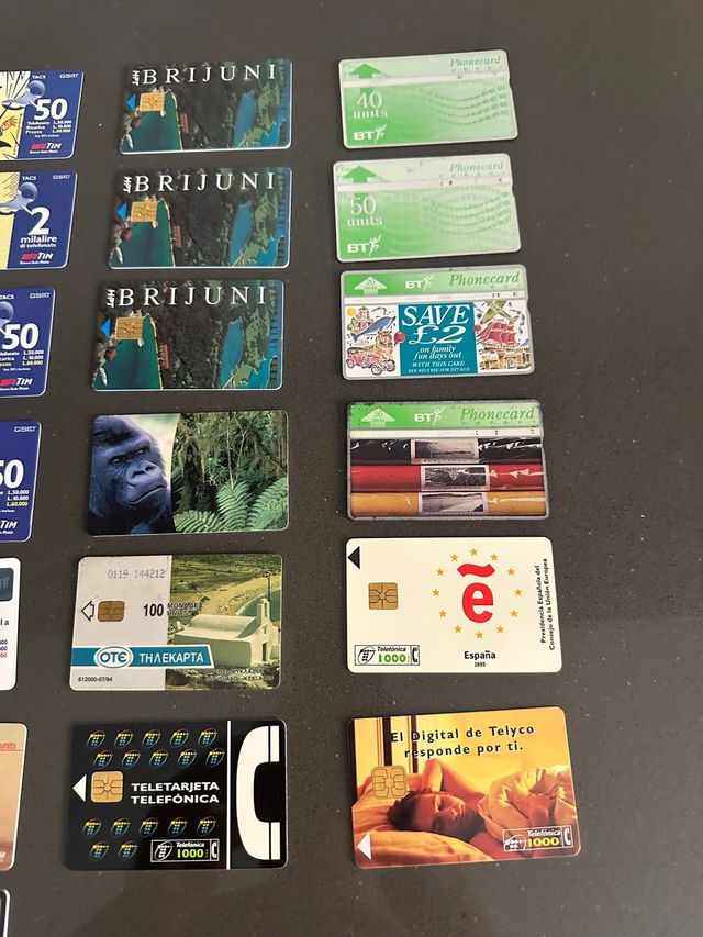 Collezione carte telefoniche anni 80-90