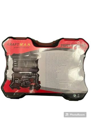 Maletín Herramientas 215p Juego Llaves Nuevo