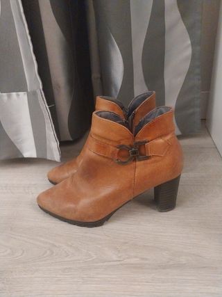 Botines piel Pitillos talla 39