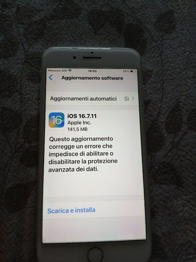 iPhone 8 Plus Argento