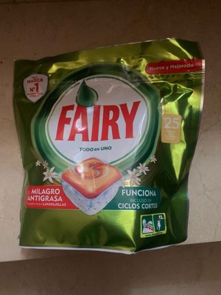 Fairy Lavavajillas 25 Cápsulas Naranja