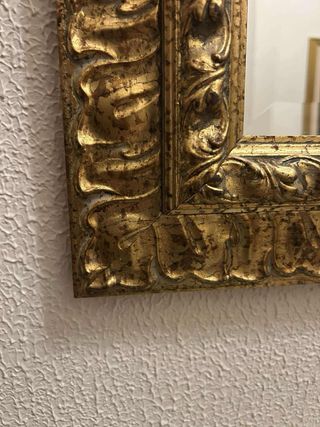 Specchio grande elegante oro