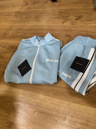 Conjunto Chándal Palm Angels Azul y Blanco