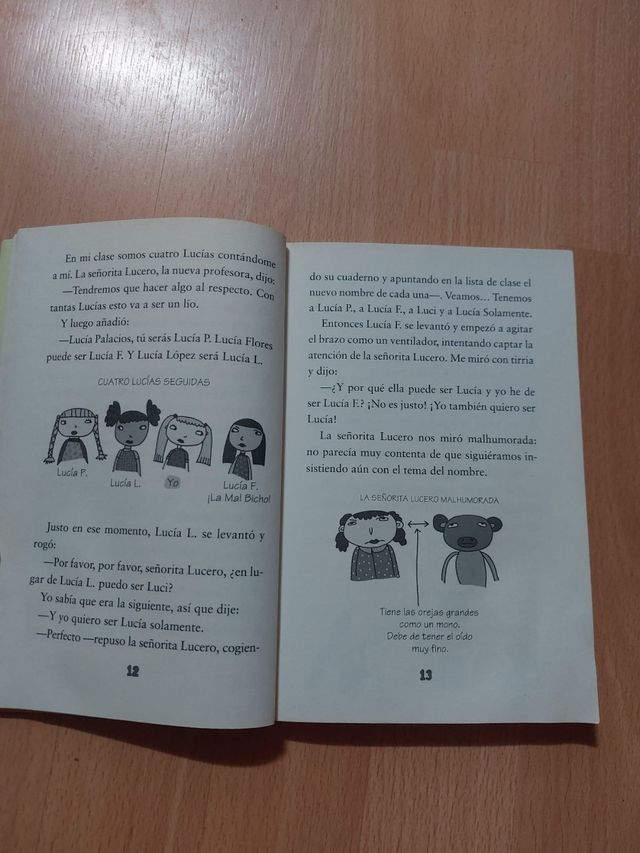 Libro "Lucía solamente 1"
