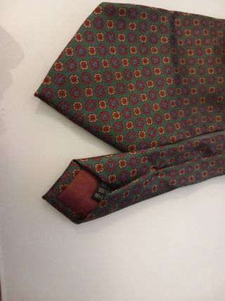 Corbata de seda italiana