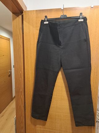 Pantalón de traje negro talla XL
