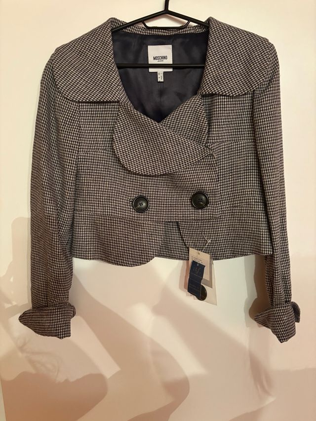 Chaqueta Moschino Jeans pata de gallo