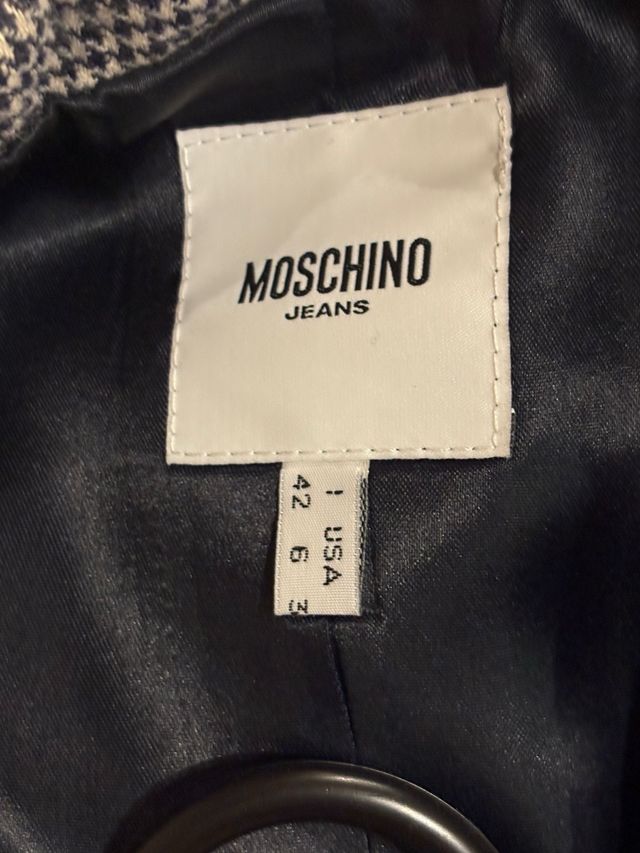 Chaqueta Moschino Jeans pata de gallo