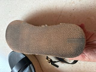 Sandalias esparto Lefties negras