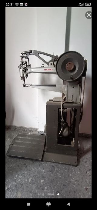 Máquina de coser Teixima puesta a punto y engrasad