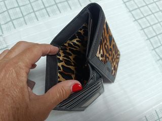 Cartera Rosme Piel Leopardo