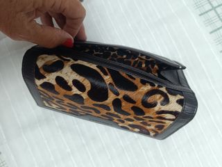 Cartera Rosme Piel Leopardo