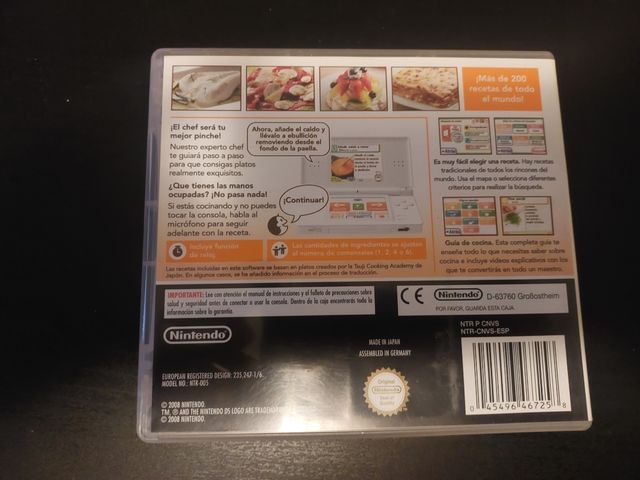 Cocina Conmigo Nintendo DS